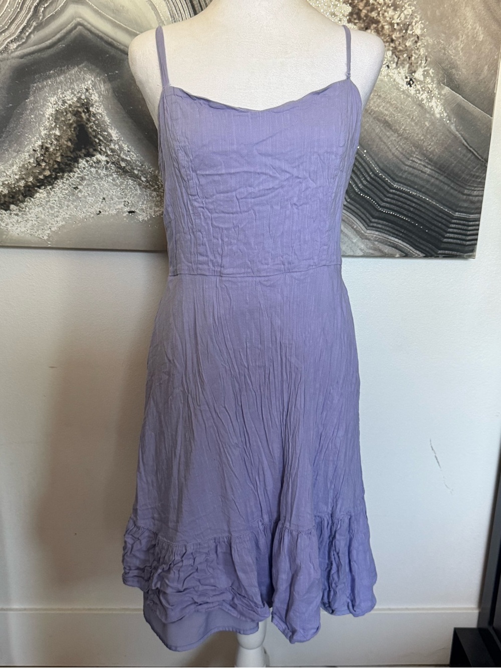 Lilac Spaghetti-Strap Sundress